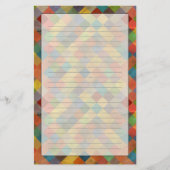 Vintage pattern. Geometric. 便箋 (正面)