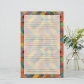 Vintage pattern. Geometric. 便箋 (スタンド正面)