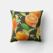 Vintage pattern with orange クッション (裏面)