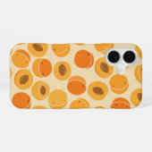 Vintage Pattern with Stylized Apricots iPhone 16ケース (裏面横)