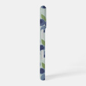 Vintage Pattern with Stylized Blueberries iPhone 16ケース (右側面)