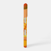 Vintage Pattern with Stylized Mangoes iPhone 16ケース (右側面)