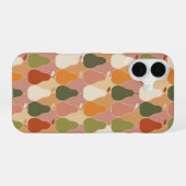 Vintage Pattern with Stylized Pears iPhone 16ケース (裏面横)