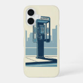 Vintage Payphone Box iPhone 16ケース (裏面)