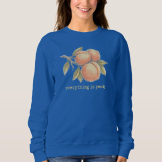 Vintage Peach | すべてもも色に染まる スウェットシャツ