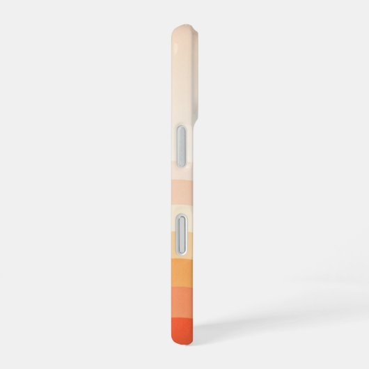 Vintage Peach Horizon iPhone 16ケース (右側面)