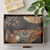 vintage peacock circus carnival entertainment 薄葉紙 (ギフト)