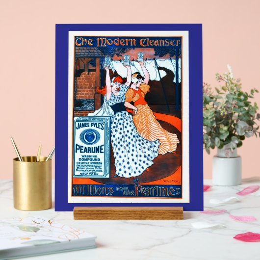 "Vintage Pearline Cleanser Ad" アクリルサイン (ウェディング)