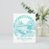 Vintage Pennsylvania Travel The Keystone State  ポストカード (スタンド正面)