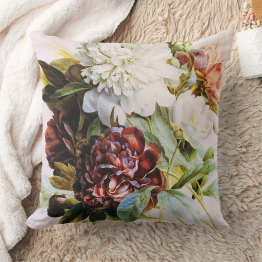 Vintage Peonis クッション (ブランケット)