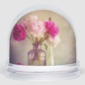 Vintage Peony Bouquet in Glass Vases (正面)