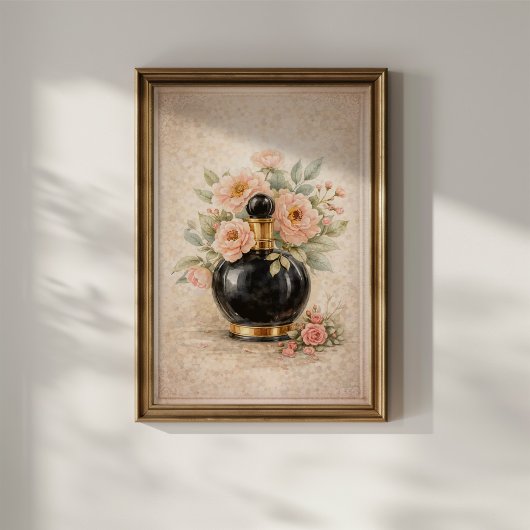 Vintage Perfume Bottle ポスター