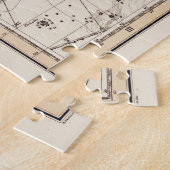 Vintage Perseus and Andromeda Constellations Map  ジグソーパズル (側面)