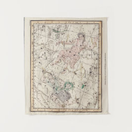 Vintage Perseus and Andromeda Constellations Map  タペストリー