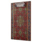 Vintage Persian Rug Pattern Red Blue Arabesque クリップボード (左)