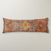 Vintage Persian Style Ornamental Rug Boho ボディピロー (正面)
