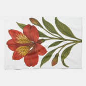 Vintage Peruvian Lily キッチンタオル (横)