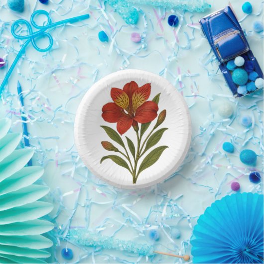 Vintage Peruvian lily ペーパーボウル (パーティー)