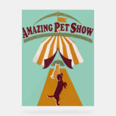 Vintage Pet Poster アクリルサイン (正面)