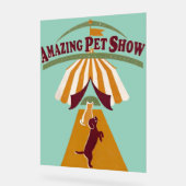 Vintage Pet Poster アクリルサイン (傾斜)