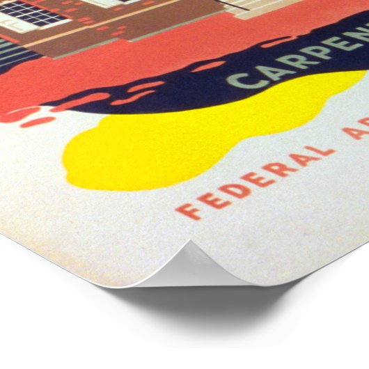 Vintage Philadelphia  Poster ポスター (角)