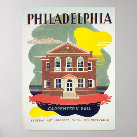Vintage Philadelphia  Poster ポスター (正面)