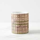 Vintage Philadelphia Street Map Mug コーヒーマグカップ (中央)