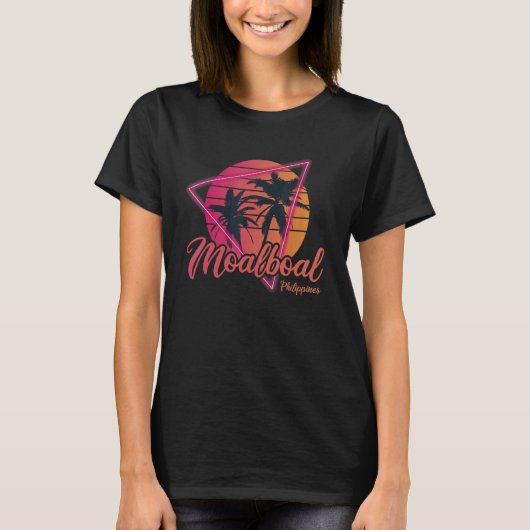 Vintage Philippines Vacation Travel Asia Moalboal  Tシャツ (正面)