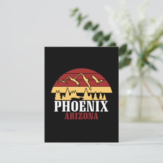 Vintage Phoenix Arizona USA Art Sunset (スタンド正面)