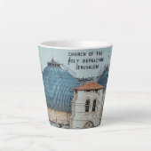 Vintage Photo Christian faith religious カフェラテマグ (正面)