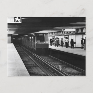 vintage photo of Mexico City Metro ポストカード