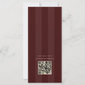 Vintage Photobooth Bookmark Qrcode Save the Date (裏面)