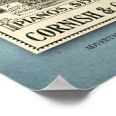 Vintage Piano Ad ポスター (角)