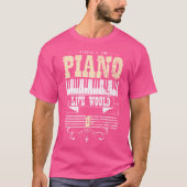 Vintage Piano Tシャツ (正面)