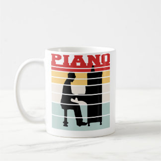 Vintage Piano Team コーヒーマグカップ