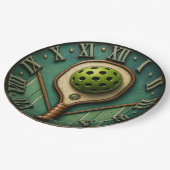 Vintage Pickleball Paddle ペーパープレート (アングル)