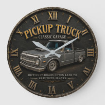 Vintage Pickup Truck Classic Garage Decor