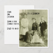 Vintage Picture Reunion 招待状 (正面/裏面)