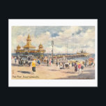 Vintage Pier, Bournemouth ポストカード<br><div class="desc">This postcard is a reproduction of a vintage travel postcard showing the Pier,  Bournemouth.</div>