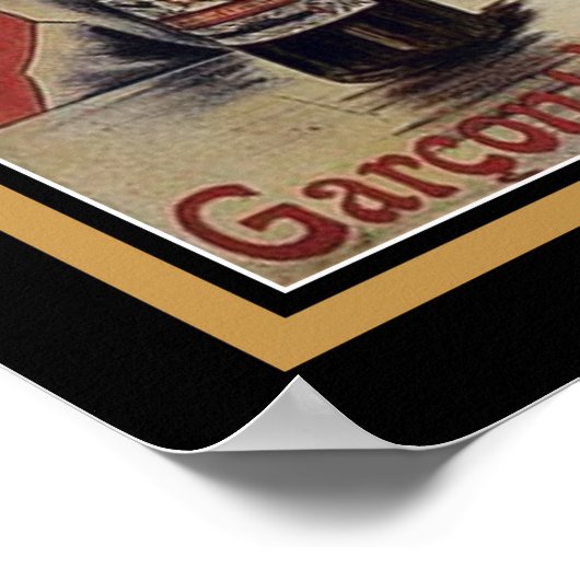 Vintage Pierrot-Absinthe ポスター (角)