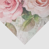 Vintage Pink Antique Blush Rose Decoupage 薄葉紙 (詳細)