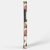Vintage Pink Botanical Rose- Romantic Pressed Samsung Galaxyケース (右側面)