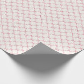 Vintage Pink Bow Coquette Wrapping Paper ラッピングペーパー (角)