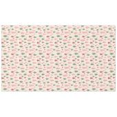 Vintage Pink Christmas Tree  テーブルクロス (正面(横))