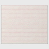 Vintage Pink Coquette Wrapping Paper ラッピングペーパー (フラット)