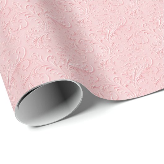 Vintage Pink Coquette Wrapping Paper ラッピングペーパー (ロールコーナー)