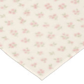 Vintage Pink Floral Cotton Tablecloth テーブルクロス (アングル)