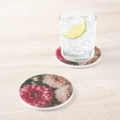 Vintage Pink Flowers コースター (側面)