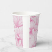 Vintage pink flowers print 紙コップ (右)