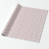 Vintage Pink Lace Coquette Wrapping Paper ラッピングペーパー (アンロールド)